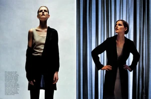 1997 Nathaniel Goldberg Stella Tennant moda 10 páginas revista editorial zen - Imagen 1 de 5