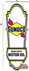 16" x 6"  SUNOCO LUBSTER FRONT DECAL GAS AND OIL PUMP, SIGN, WALL ART STICKER b