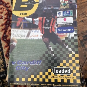 Barnet v Cardiff City 13/02/99 - Picture 1 of 1
