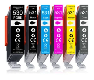 6er Set Tintenpatronen für Canon PIXMA TS8750 / TS8751 - Bild 1 von 6