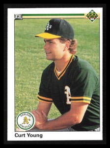 Curt Young 1990 Upper Deck #4  Oakland Athletics