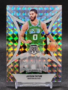 2023-24 Panini Mosaic Epic Performers Jayson Tatum Silver Mosaic Prizm #3 - Picture 1 of 2