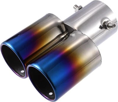 ABSOPRO Muffler Cutter, Muffler, Exhaust Pipe, Exhaust Pipe, Double Outlet 61mm - Image 1 of 4