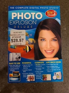 Nova Photo Explosion Deluxe Vers 3 Complete Digital Photo Studio 4 Disk & Manual - Picture 1 of 7