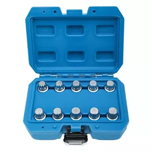 BTSHUB Locking Lug Nut Master Set Wheel Lock Key Removal Tool Kit Compatible - Picture 1 of 9