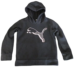 Puma Gray And Pink Sweatshirt Hoodie Youth Girl's Child Size Small - Picture 1 of 4