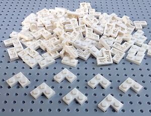 Lego White 2x2 Corner Plate (2420 / 63325) x10 in a set *NEW* City Star Wars