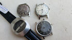 ZENITH VINTAGE STEEL AUTOMATIC & MECHANICAL MENS WATCH - LOT OF 4 - NON WORKING