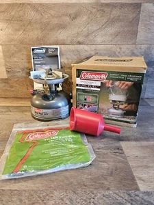 COLEMAN SPORTSTER II MODEL 533 DUAL FUEL SINGLE BURNER CAMPING HIKING STOVE - Picture 1 of 11