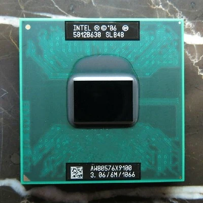 intel Core 2 Extreme X9100 SLB48  CPU 3.06/6M/1066 PGA  GM/PM45 AW80576ZH0836M - Image 1 of 3