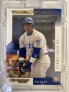 Sammy Sosa 2003 Donruss TH #114 March 03 CHICAGO COLLECTION numbered 02/05 