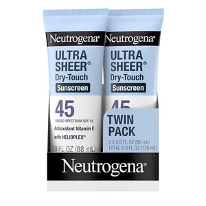 Sunscreen For Face & Body, SPF 45 Broad Spectrum UVA/UVB Protection, Lightweight - Picture 1 of 9