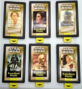 Hasbro 1998 Star Wars 6x Vintage POTF Flashback Foto Luke Leia Darth Vader - Imagen 1 de 3