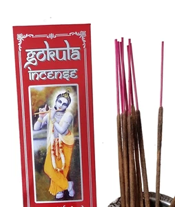 Gokula Classic Krishna Balaram Incenso 20g - Miscela Floreale Divina e Dolce - Foto 1 di 3