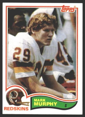 Mark Murphy #517 1982 Topps Washington Redskins - Image 1 of 2