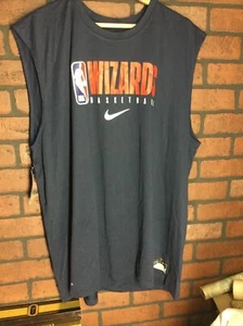 NUEVO CON ETIQUETAS Nueva Camisa Sin Mangas Auténtica Talla XXL Azul Nike NBA Washington Wizards - Imagen 1 de 5