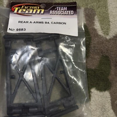 Team Associated RC10B4 Carbon Rear A Arms 9583 - Image 1 of 2