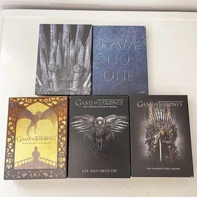 Game of Thrones Complete Series Seasons 1, 4, 5, 6, 8 DVD Very good Cont - Image 1 of 3