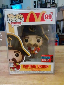 NUOVO! Funko Pop! Esclusiva McDonald's Captain Crook #99 NYCC 2020 con protezione! - Foto 1 di 6