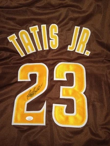 Fernando Tatis Jr. Hand Signed Baseball Jersey - San diego Padres - Picture 1 of 12