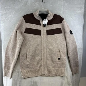 Chaqueta Buffalo David Bitton Para Hombre Grande Marrón Tostado Westony Forrada de Vellón Cremallera Completa - Imagen 1 de 15