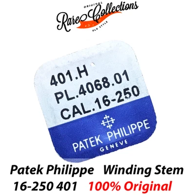 Blister Nuovo Patek Philippe Genuine 16-250 401.H 4068.01 Winding Stem Albero di - Image 1 of 2