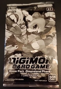 Digimon TCG - Winner Pack Dimensional Phase - Sealed Pack - Bandai - NEW - Picture 1 of 1