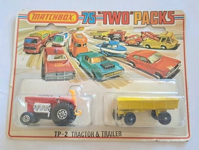 MATCHBOX LESNEY VINTAGE SUPERFAST TWIN PACK TP-2, TRACTOR & TRAILER, SEALED - Image 1 of 4