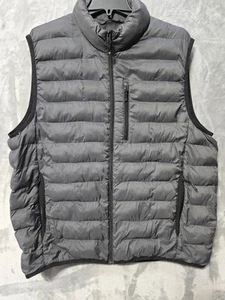 32 Degrees Vest Large Gray Puffer Insulated Quilted Outdoor Zipper Pockets Gorp - Picture 1 of 7