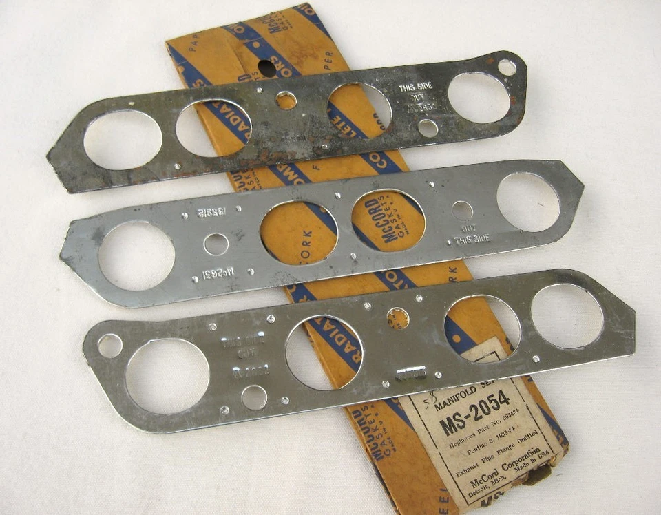 Juntas de 8 cilindros 33-54 Pontiac Star Chief Catalina NOS GM 50 51 52 53 248 268 Foto 1 de 4