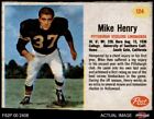 1962 Post Cereal #124 Mike Henry Steelers USC 3 - VG F62P 00 2408