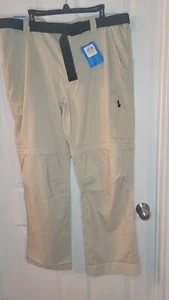 Columbia Silver Ridge Utility Convertible Pants Tusk Tan Hiking Men’s Size 42x32 - Picture 1 of 6