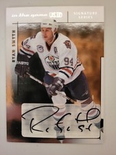 Ryan Smyth 2003-04 ITG Used Signature Series Autographed Card
