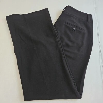 New Directions Petite Pants 4P Black Mid Rise Inseam 29 Front Zip  Dress Trouser - Image 1 of 4