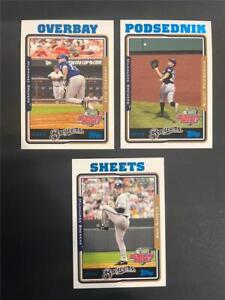 2005 Topps Opening Day Milwaukee Brewers Team Set 3 Cards