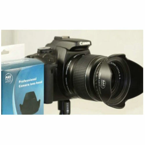 Бленда объектива A&R 37 мм цветок тюльпана для Canon HF11 HG20 HG21 VIXIA HF20 HF200 HFM30 - Изображение 1 из 2