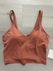 Lululemon Größe 8 Align kurz geschnittenes Tanktop RUSC neu mit Etikett - Bild 1 von 4