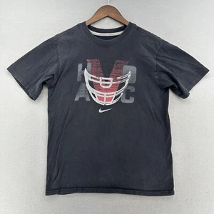 Nike HAVOC Football Helmet Black Youth Tshirt XL (Men’s XS) Y2K Graphic Print - Picture 1 of 5