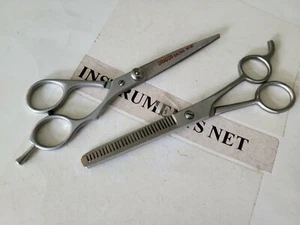 Professional Salon Hair Cutting+Thinning Scissors Barber Shears Hairdressing Set - Picture 1 of 2