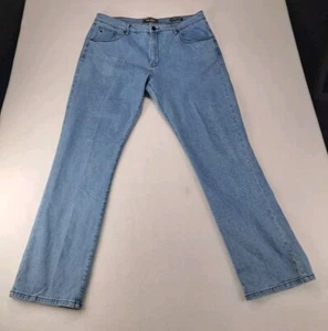 Jack Of Spades Mens High Roller Comfort Fit Denim Jeans 42x34 Blue Straight Leg - Picture 1 of 22