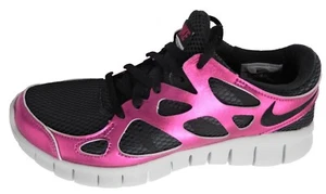 NUEVO VINTAGE NIKE MUJER FREE RUN + 2 PRM TALLAS 7, 8 NEGRO ROSA 555340-002 - Imagen 1 de 8
