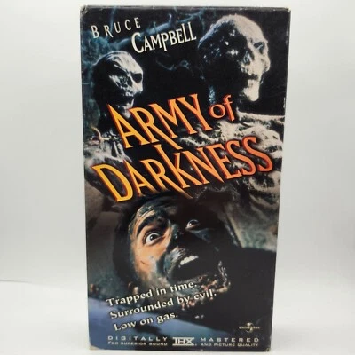 Army Of Darkness VHS Full Frame THX Digitally Mastered Bruce Campbell Horror Foto 1 de 4