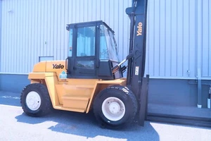 2000 Yale GDP210DA, 21,000# Pneumatic, Diesel, 212" Two Stage F/P - Picture 1 of 11