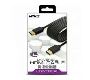 HDMI Cable - Universal - Nyko - Useful for Gaming and other Media 8 FEET CORD  - Picture 1 of 2