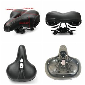 Extra Wide Comfy Cushioned Universal Bicycle Gel Saddle Bike Seat Soft Padded