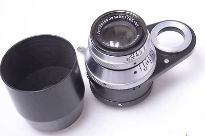 ✅ ZEISS UNCOATED 7.5CM 75MM 4 SONNAR *MINTY* 16MM MOVIKON BAYONET-MOUNT - Image 1 of 4