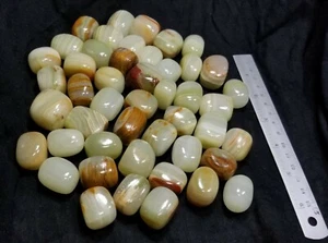Natural Top Quality Onyx Tumblestones Lot 1 KG from pakistan - Picture 1 of 8