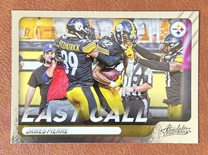 James Pierre 2022 Panini Absolute LAST CALL Card Pittsburgh Steelers #LC-20 - Picture 1 of 2