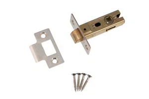 Eclipse Bolt Through Tubular Mortice Latch (63mm) Tubular Nickel Plated - New - Picture 1 of 1