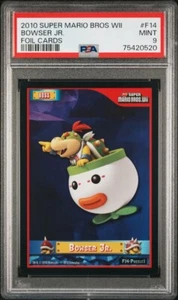 PSA 9 🔥 Bowser Jr. 2010 Enterplay Super Mario Bros Wii #F14 Foil come nuovo 🔥 POP 2 - Foto 1 di 4